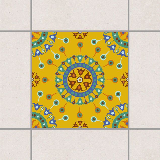 Adesivi per piastrelle con disegni Design Wayuu