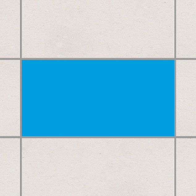 Pellicole per piastrelle a tinta unita Colore Ciano Blu