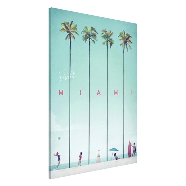 Lavagne magnetiche con spiaggia Poster di viaggio - Miami