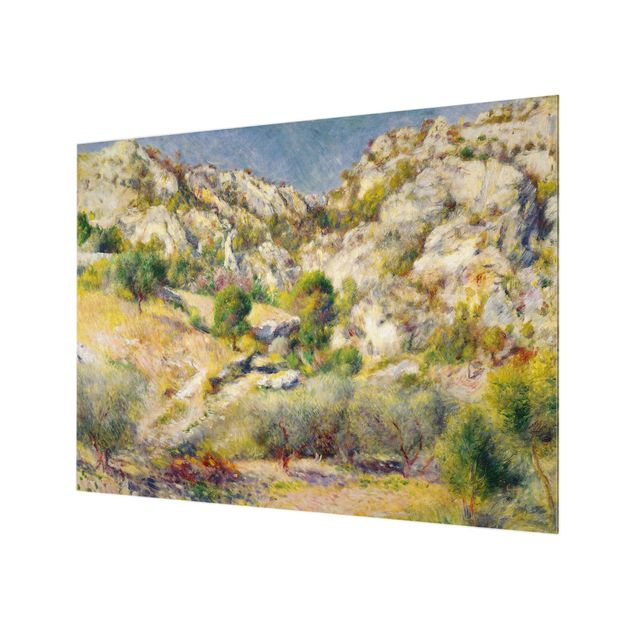 Paraschizzi con paesaggio Auguste Renoir - Roccia all'Estaque