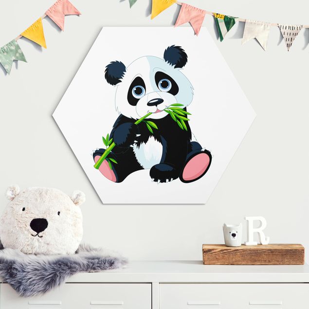 Decorazioni camera bambini Panda e snack