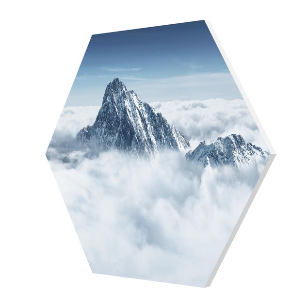 Stampe Le Alpi sopra le nuvole