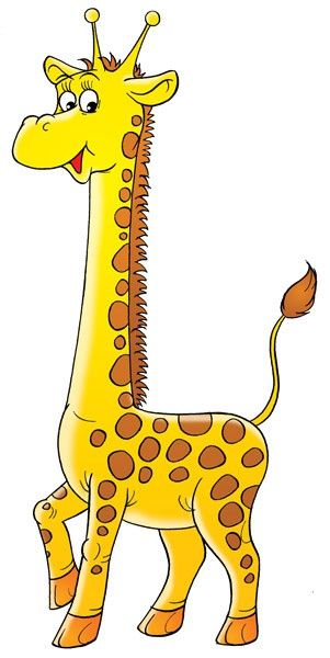Stickers murali animali No.58 Giraffa orgogliosa
