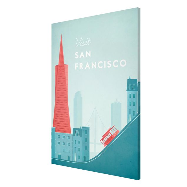 Riproduzioni quadri Poster di viaggio - San Francisco