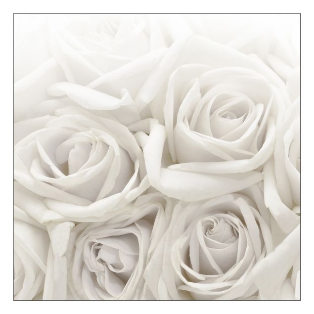 Carta adesiva per mobili IKEA - Lack Tavolino White Roses