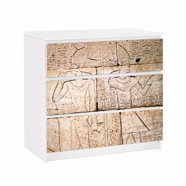 Carta adesiva per pareti effetto pietra Rilievo dell'Egitto