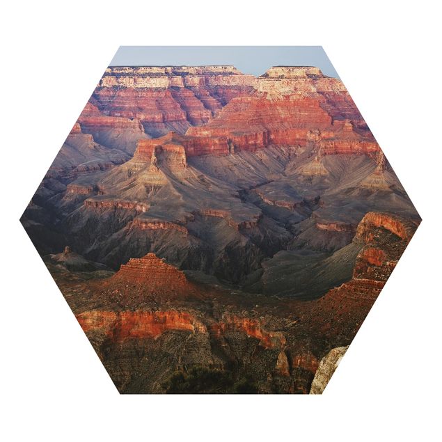 Quadri arancioni Grand Canyon dopo il tramonto