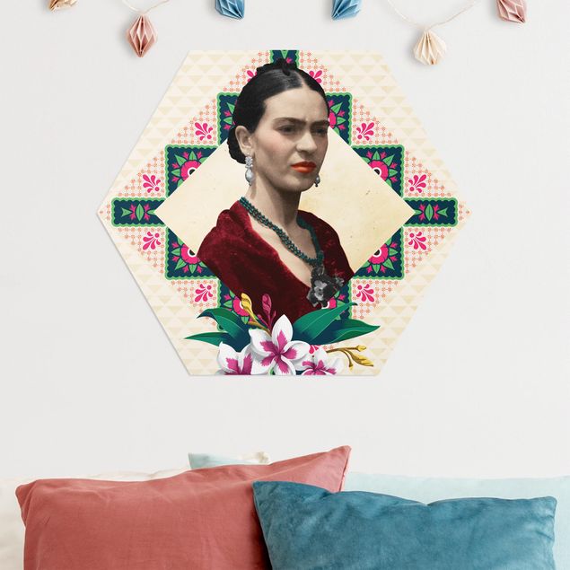 Quadri moderni   Frida Kahlo - Fiori e geometria