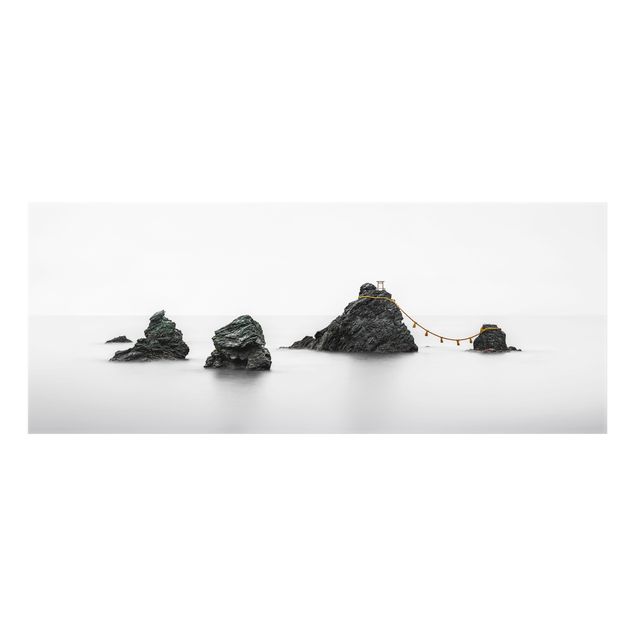 Paraschizzi cucina vetro Meoto Iwa - Le rocce della coppia sposata