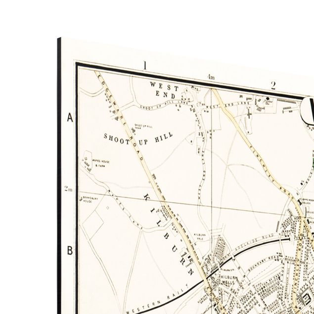 Quadri stampe Mappa vintage Londra