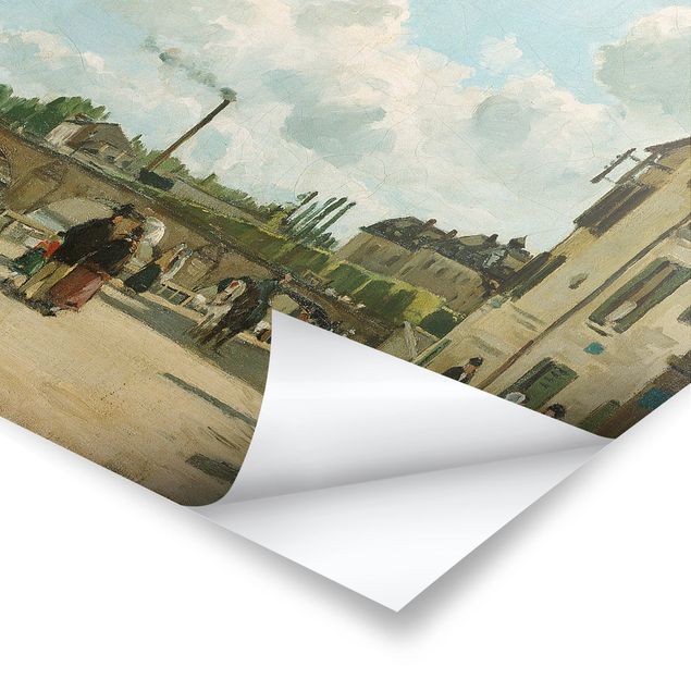 Quadri moderni   Camille Pissarro - Veduta di Pontoise