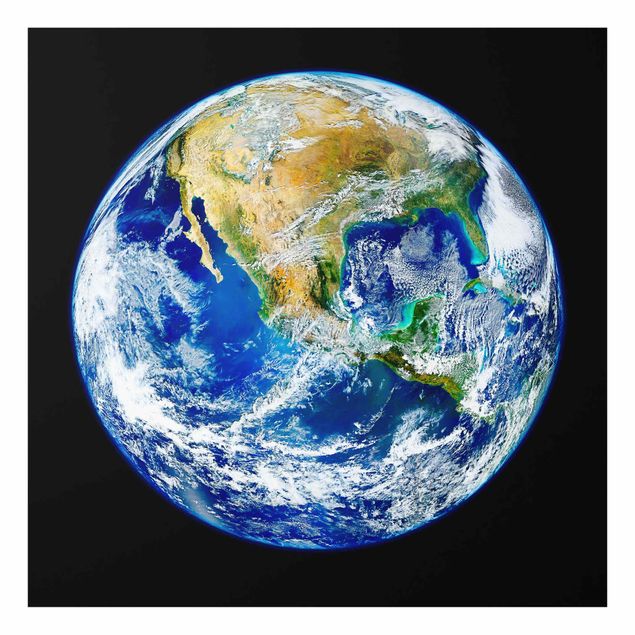 Paraschizzi in vetro - Foto NASA la nostra Terra - Quadrato 1:1