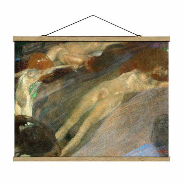 Quadro moderno Gustav Klimt - Acqua in movimento