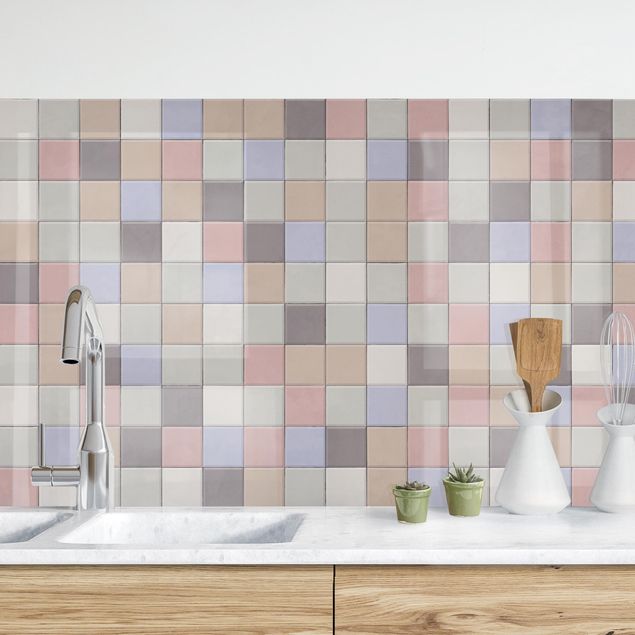 Rivestimenti cucina piastrelle Piastrelle mosaico - Shabby colorato