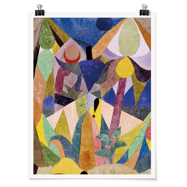 Quadri moderni per arredamento Paul Klee - Paesaggio mite tropicale
