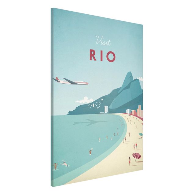 Lavagne magnetiche con spiaggia Poster di viaggio - Rio De Janeiro