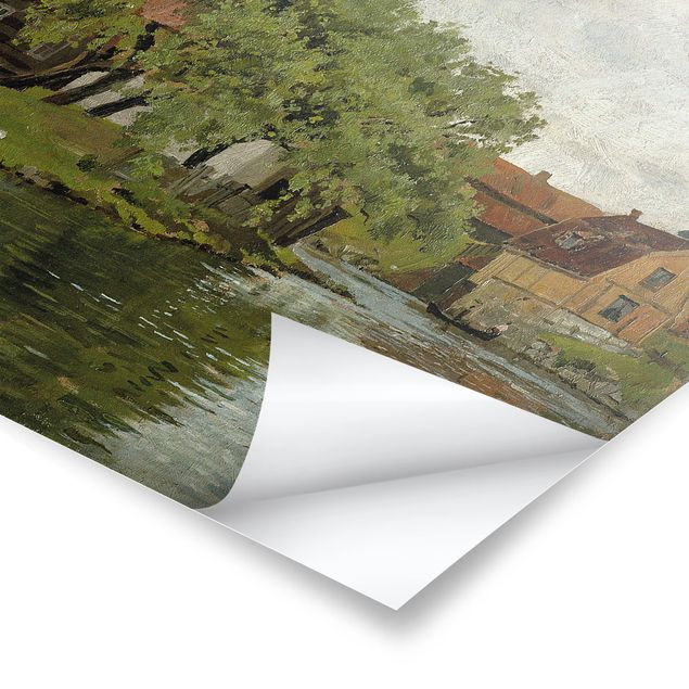Riproduzioni quadri Edvard Munch - Scena sul fiume Akerselven