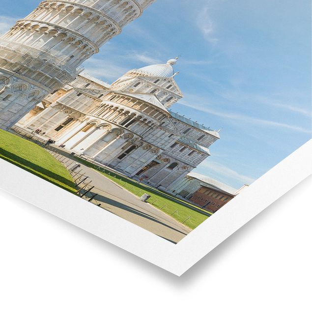 Poster skyline La Torre Pendente di Pisa