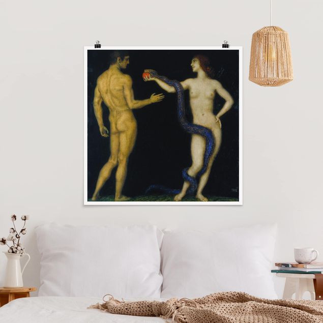Stile di pittura Franz von Stuck - Adamo ed Eva