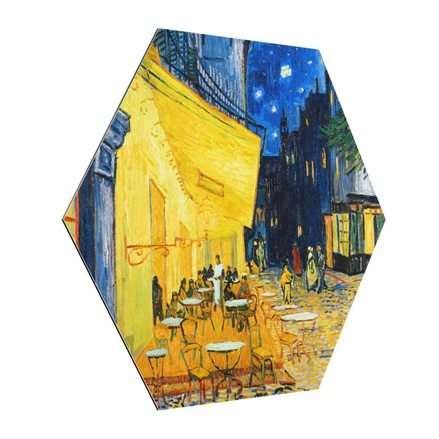 Riproduzioni Vincent van Gogh - Terrazza di un caffè di notte