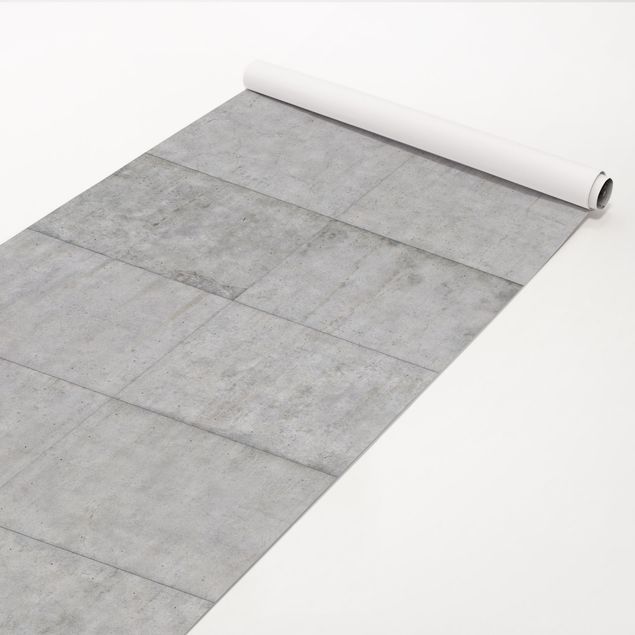 Pellicole adesive per mobili grigie Mattoni di cemento grigio