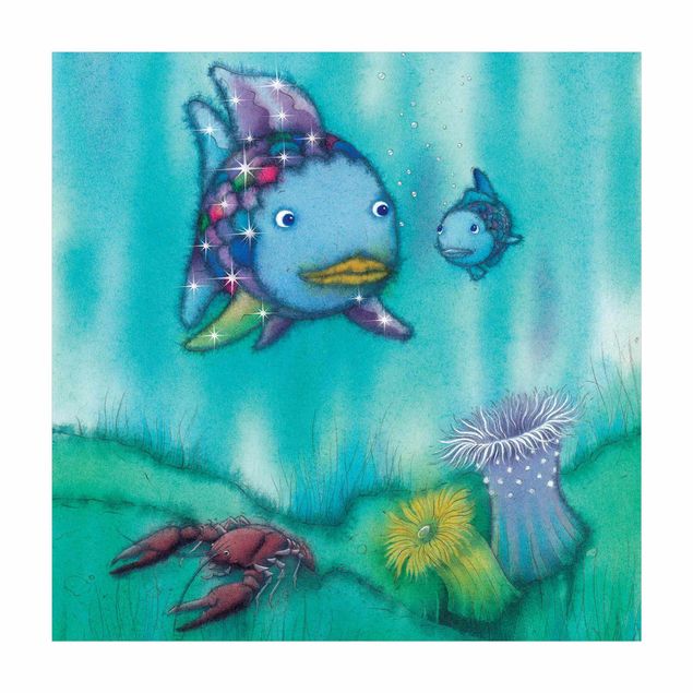 tappeti blu Il pesce arcobaleno - Due amici pesci in giro per il mondo
