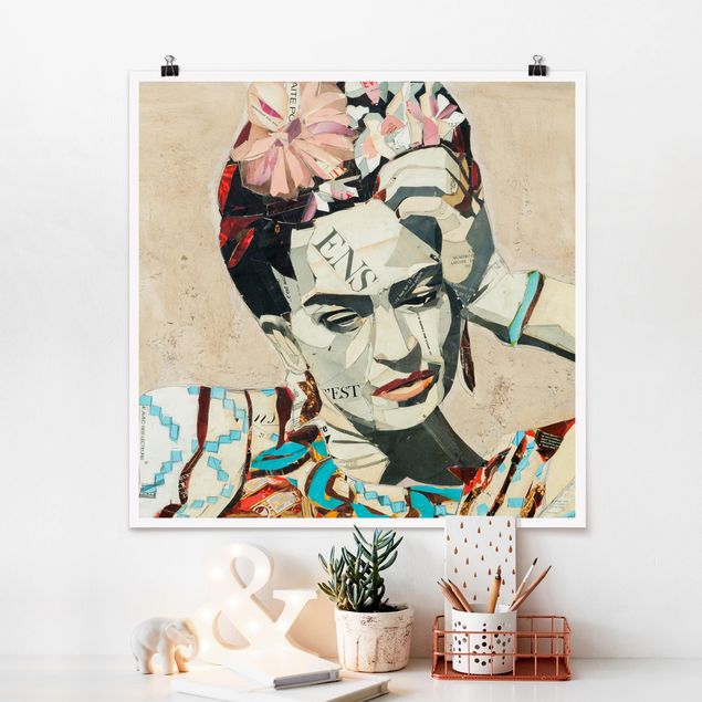 Quadri moderni   Frida Kahlo - Collage n.1