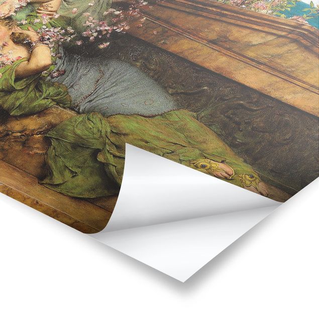 Stampe poster Sir Lawrence Alma-Tadema - Il giardino delle rose