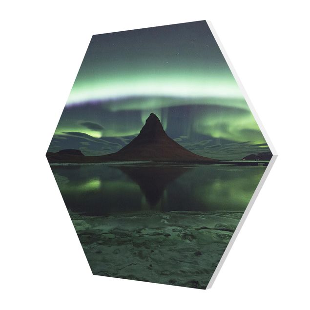 Stampe L'aurora boreale in Islanda