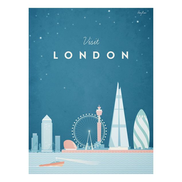 Quadri stile vintage Poster di viaggio - Londra