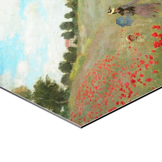 Riproduzione quadri famosi Claude Monet - Campo di papaveri vicino ad Argenteuil
