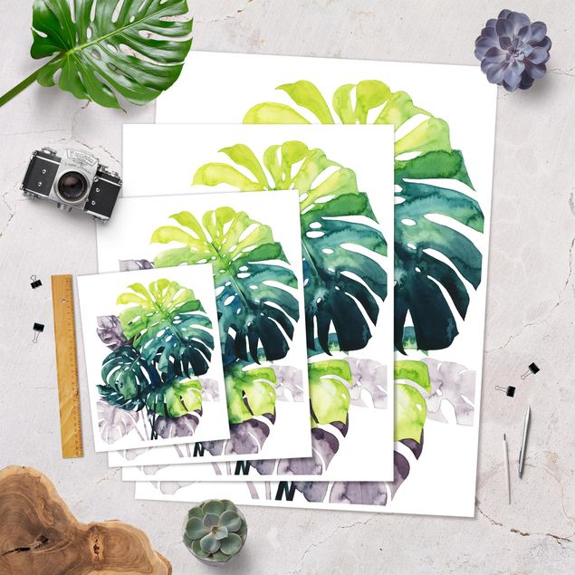 Poster - Exotic Foliage - Monstera - Verticale 4:3