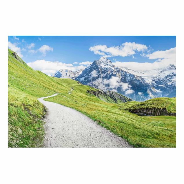 Quadro montagna Panorama di Grindelwald