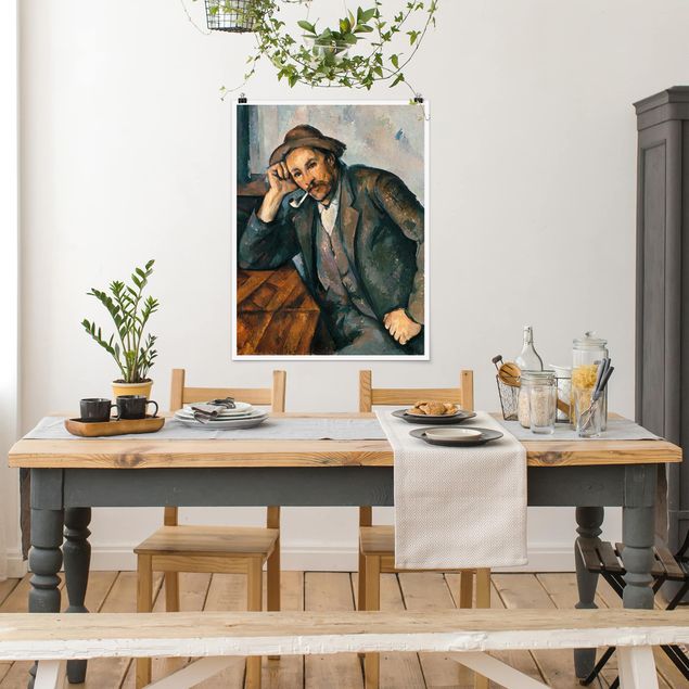 Riproduzioni Paul Cézanne - Il fumatore di pipa