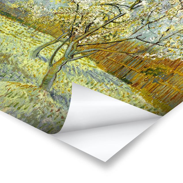 Quadri alberi Vincent van Gogh - Pesco in fiore