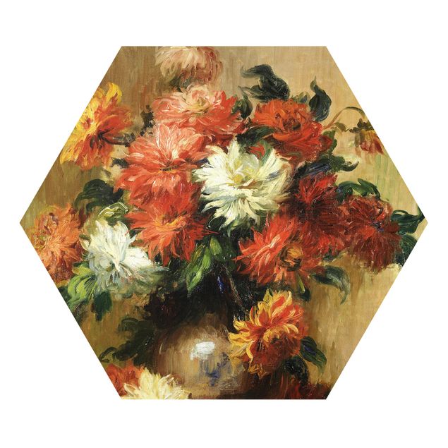 Quadri di fiori Auguste Renoir - Natura morta con dalie