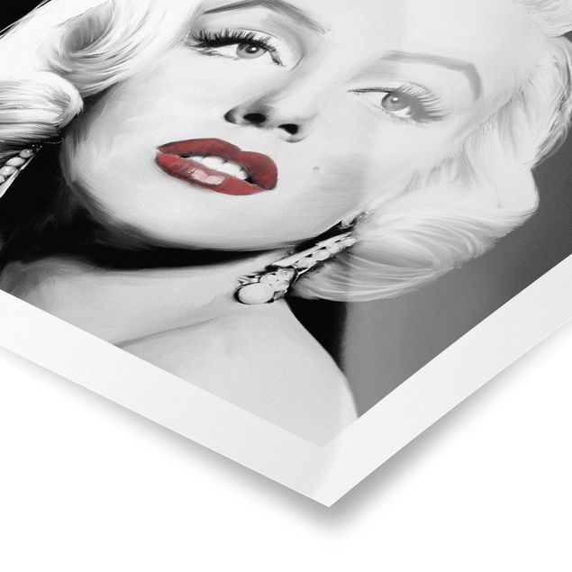 Quadri Marilyn con gli orecchini