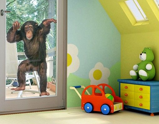 Decorazioni camera neonato Scimmia Gioiosa