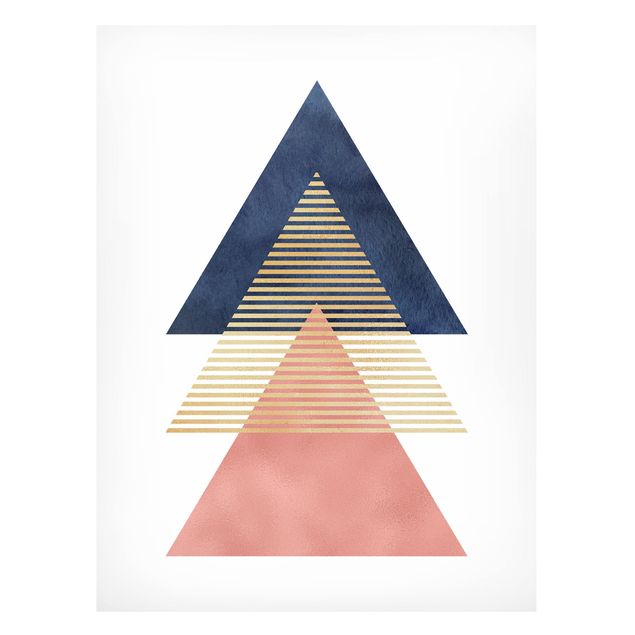 Quadri astratti Tre triangoli