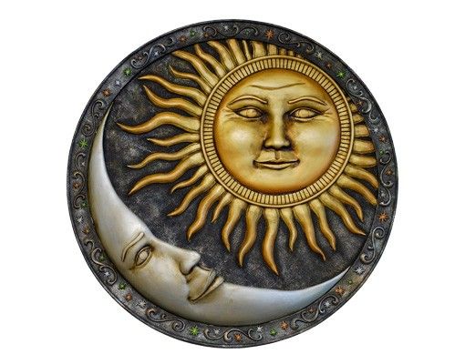 Adesivo murale No.459 Sun and Moon