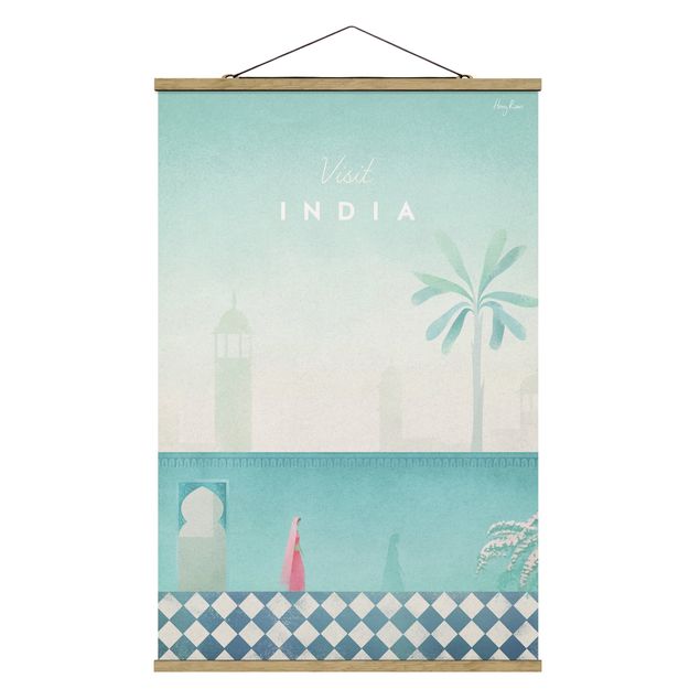 Quadro città Poster di viaggio - India