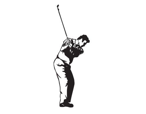Adesivi murali sportivi No.810 golfista