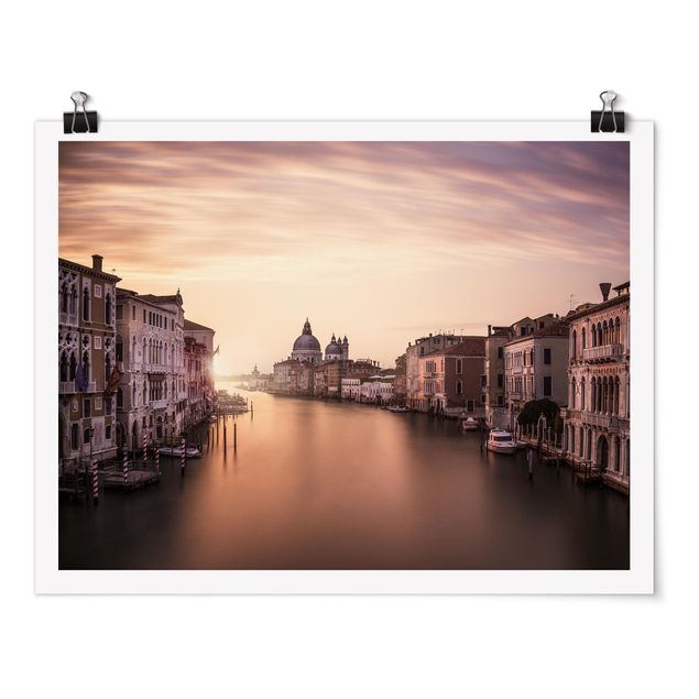 Poster skyline Sera a Venezia