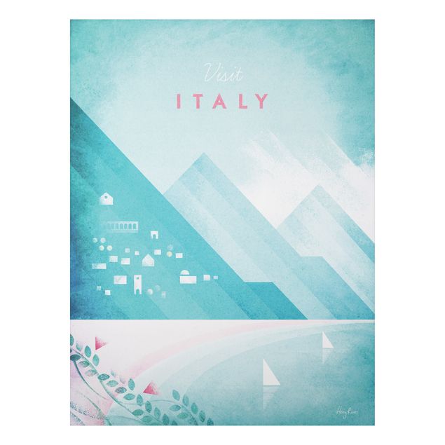 Quadri montagne Poster di viaggio - Italia
