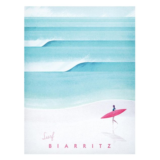 Quadro mare Poster di viaggio - Biarritz