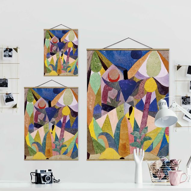 Riproduzione quadri famosi Paul Klee - Paesaggio mite tropicale