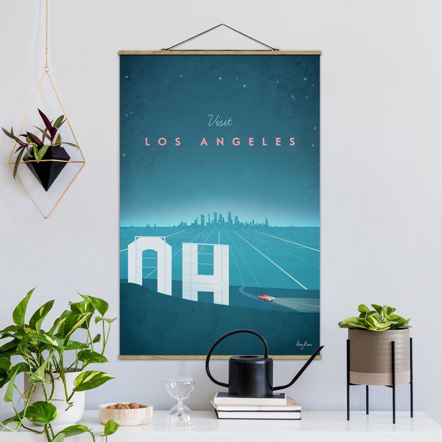 Quadri vintage Poster di viaggio - Los Angeles