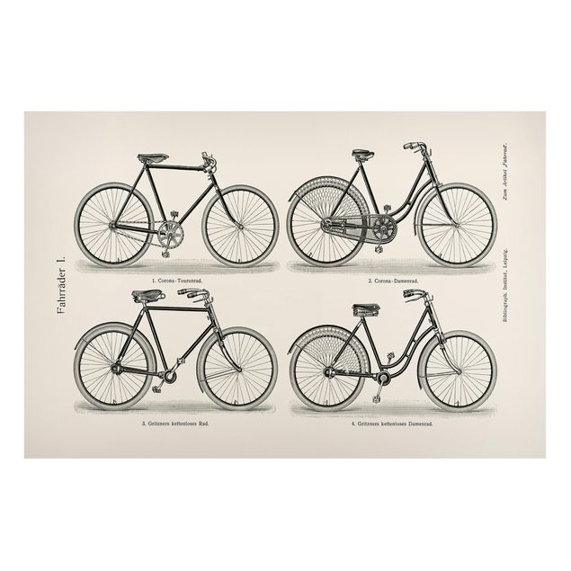 Quadri rétro Poster vintage Biciclette
