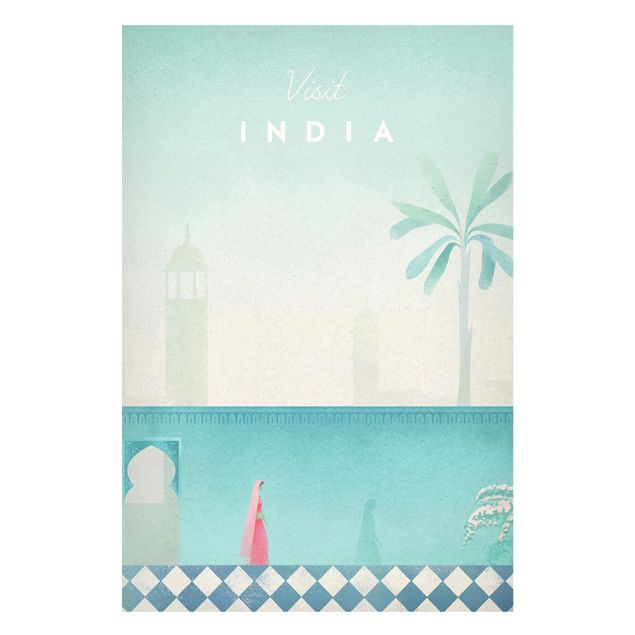 Lavagne magnetiche con architettura e skylines Poster di viaggio - India