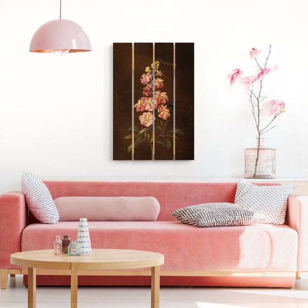 Quadri in legno con fiori Barbara Regina Dietzsch - Una gigliofiore rosa chiaro